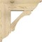 Ekena Millwork Legacy Traditional Rough Sawn Bracket w/ Offset Brace, Douglas Fir, 8"W x 24"D x 24"H BKT0806X24X24LEC01RDF - alternate 3